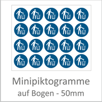 Minipikogramme DIN ISO 7010
